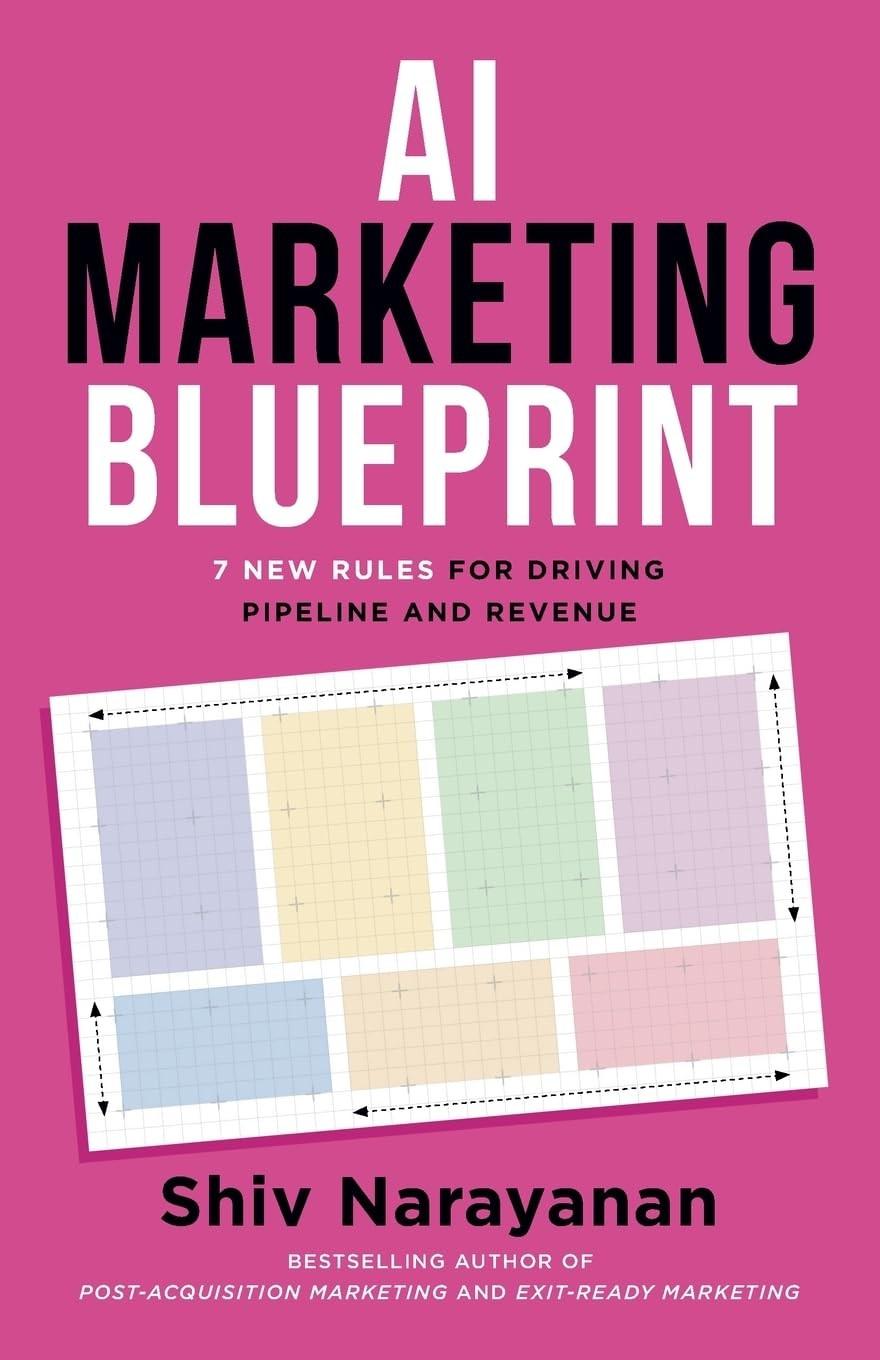 AI Marketing Blueprint by Shiv Narayanan, cover