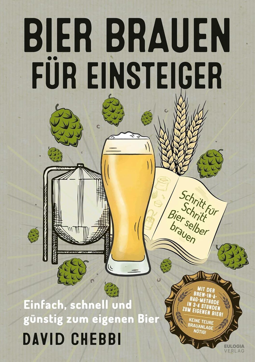 Brewing Beer for Beginners by David Chebbi, cover