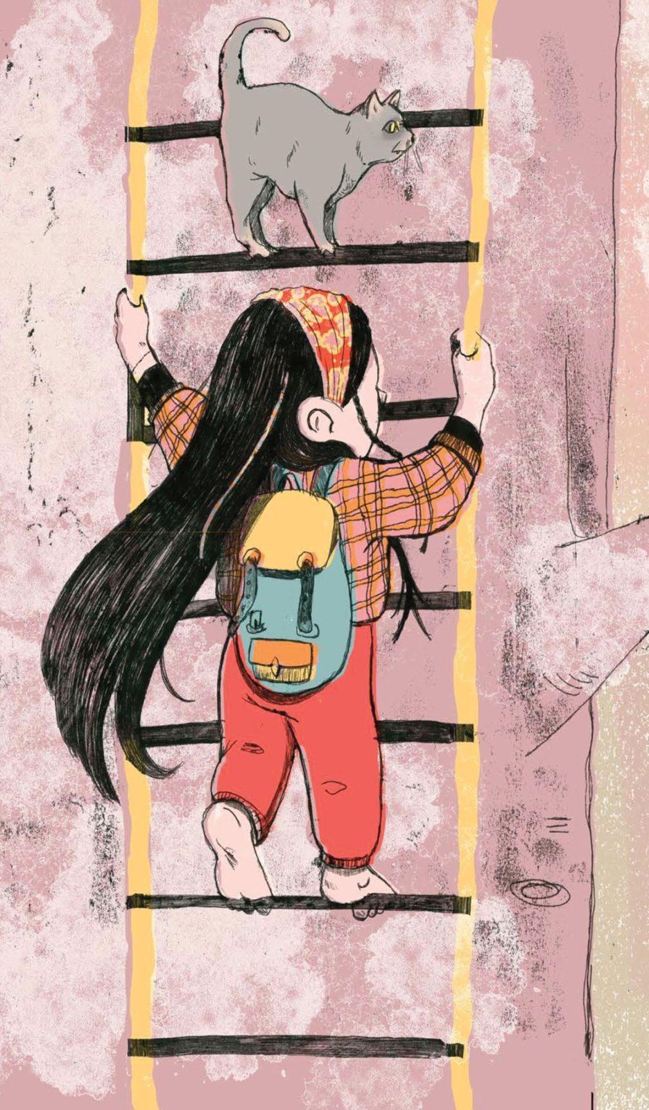 Inside illustration from Julia and the sequoia by Mimmo Tringale
