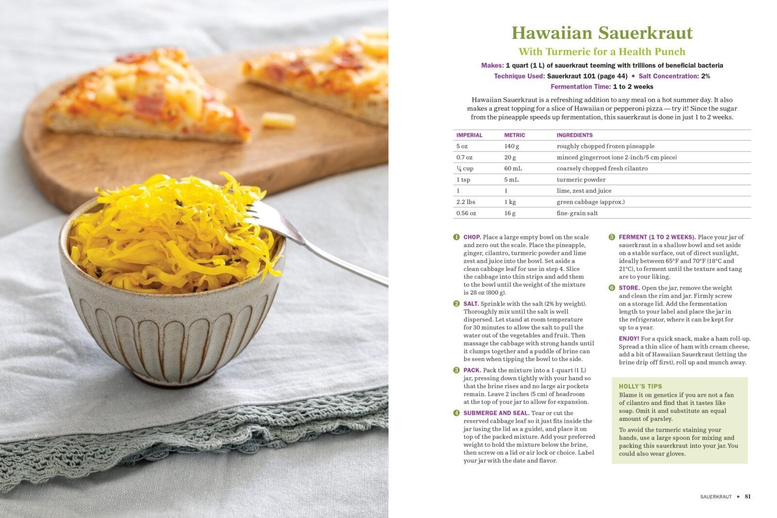 Mouthwatering Sauerkraut (Holly Howe), interior page 2