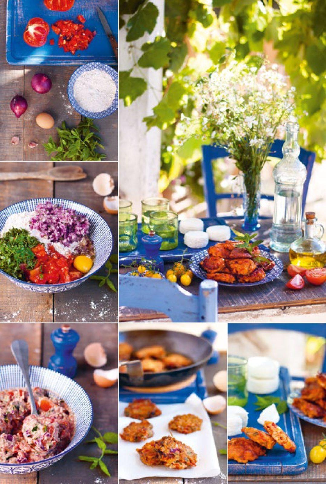 Inside illustration from Secrets of Mediterranean cuisine by Marie Chioca