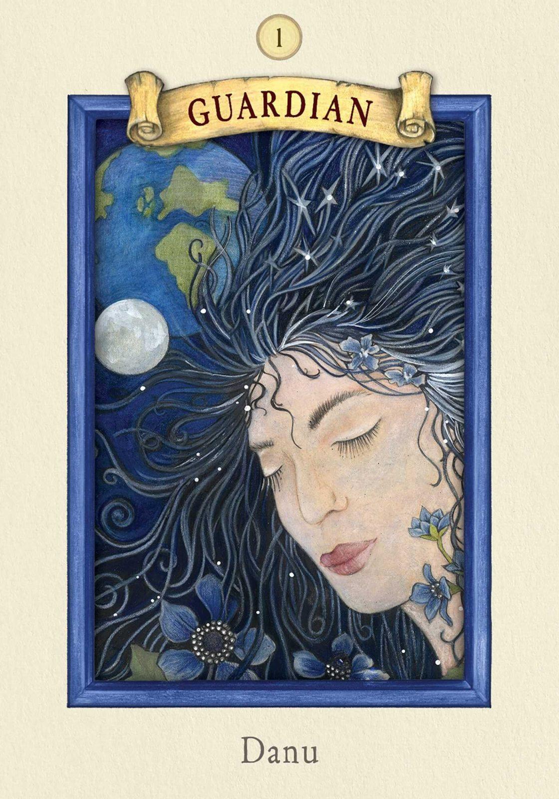 Inside illustration from The Fair Folk Oracle by Ayn Cates Sullivan, Belle Crow duCray