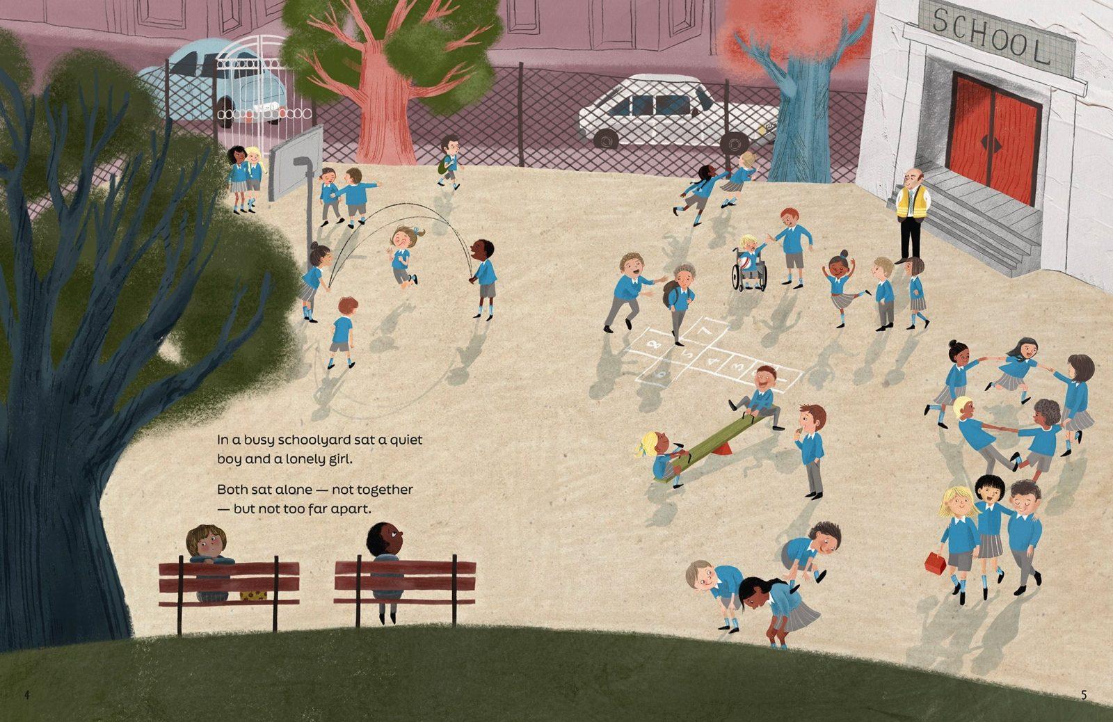 The Quiet Boy and the Lonely Girl, illustration 1