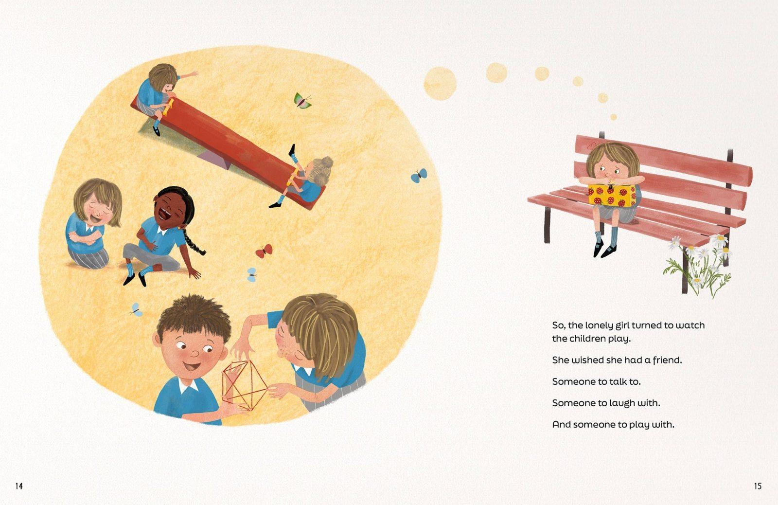 The Quiet Boy and the Lonely Girl, illustration 2
