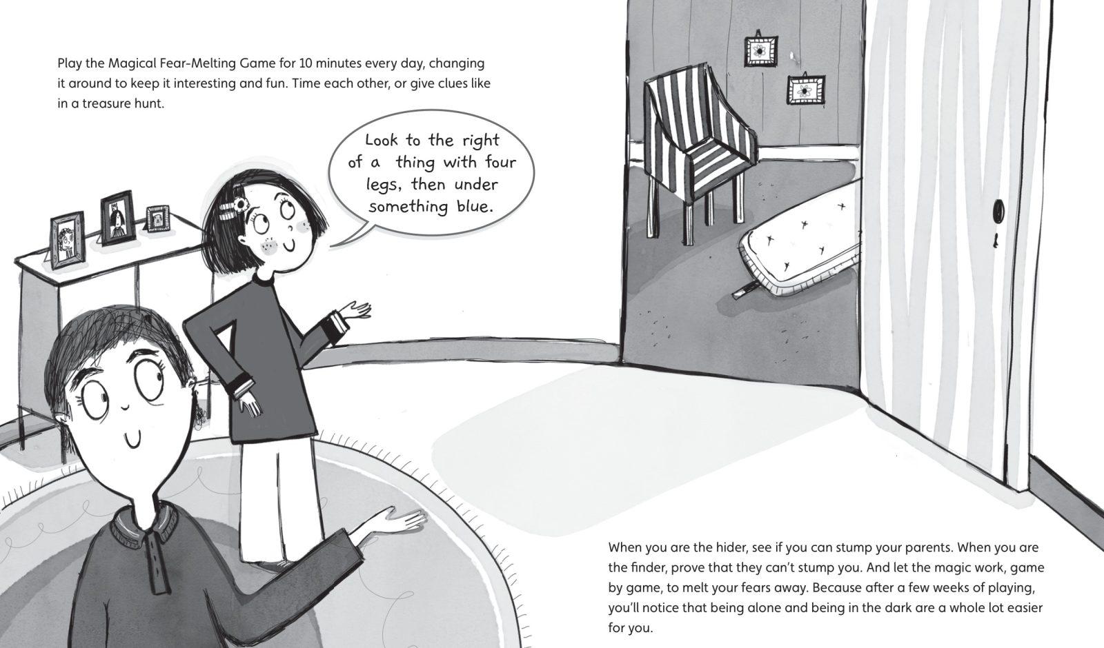 What to Do When You Dread Your Bed - 2nd Edition (Dawn Huebner), interior illustration 2