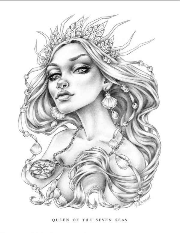 Wildflower Folk Coloring Book - Image 4