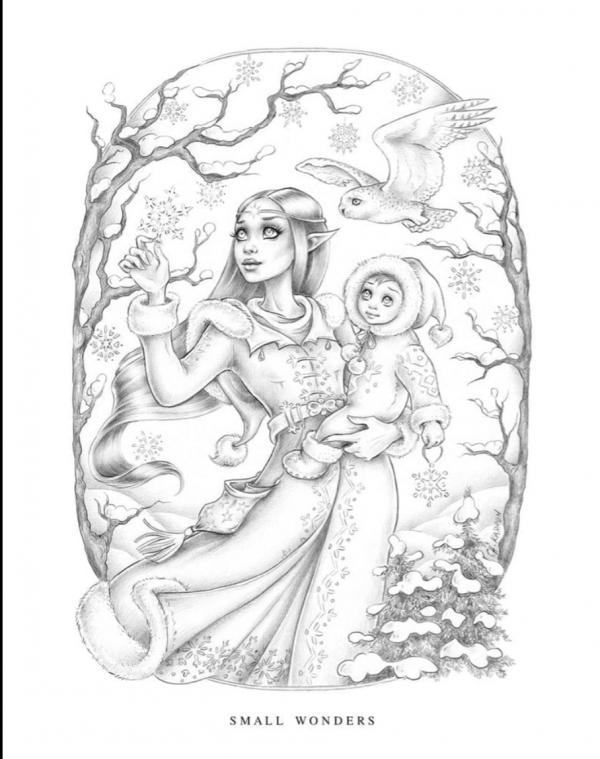 Wildflower Folk Coloring Book - Image 3