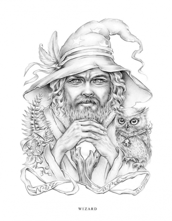 Wildflower Folk Coloring Book - Image 2