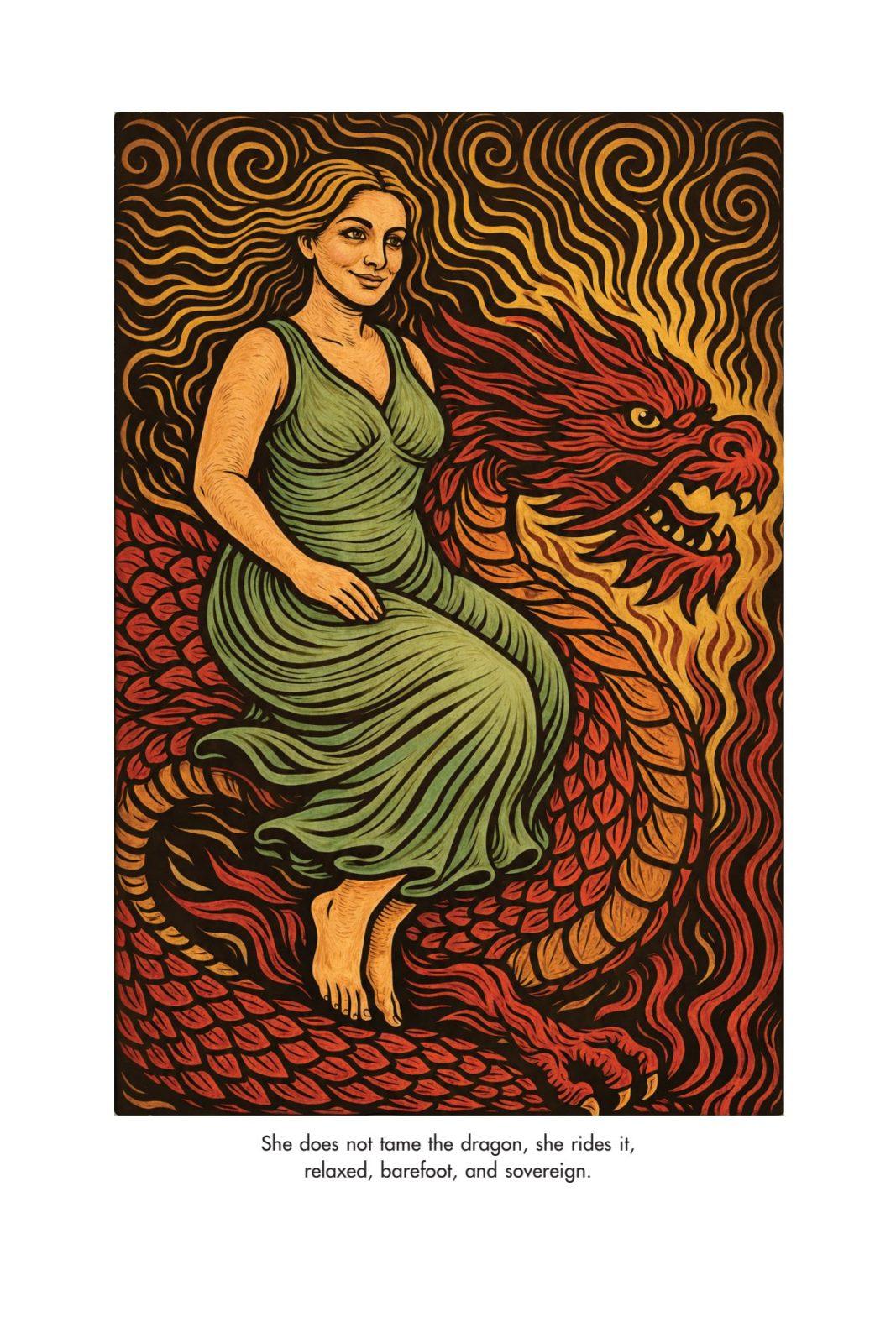 Inside illustration from The Tao of Menopause by Kelley Lila, Mantak Chia